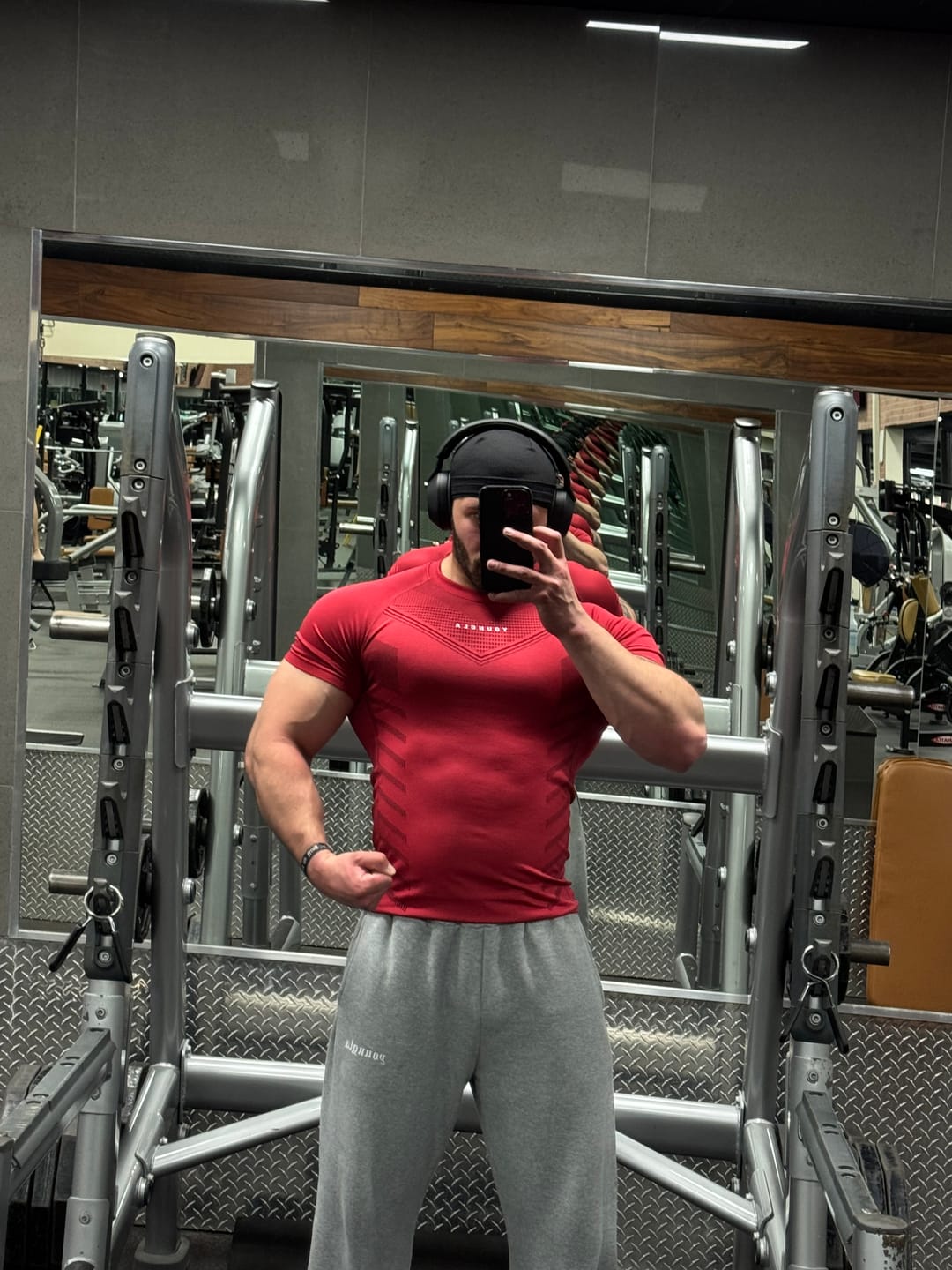 Customer photo review of 465 Superhero Compression Tees