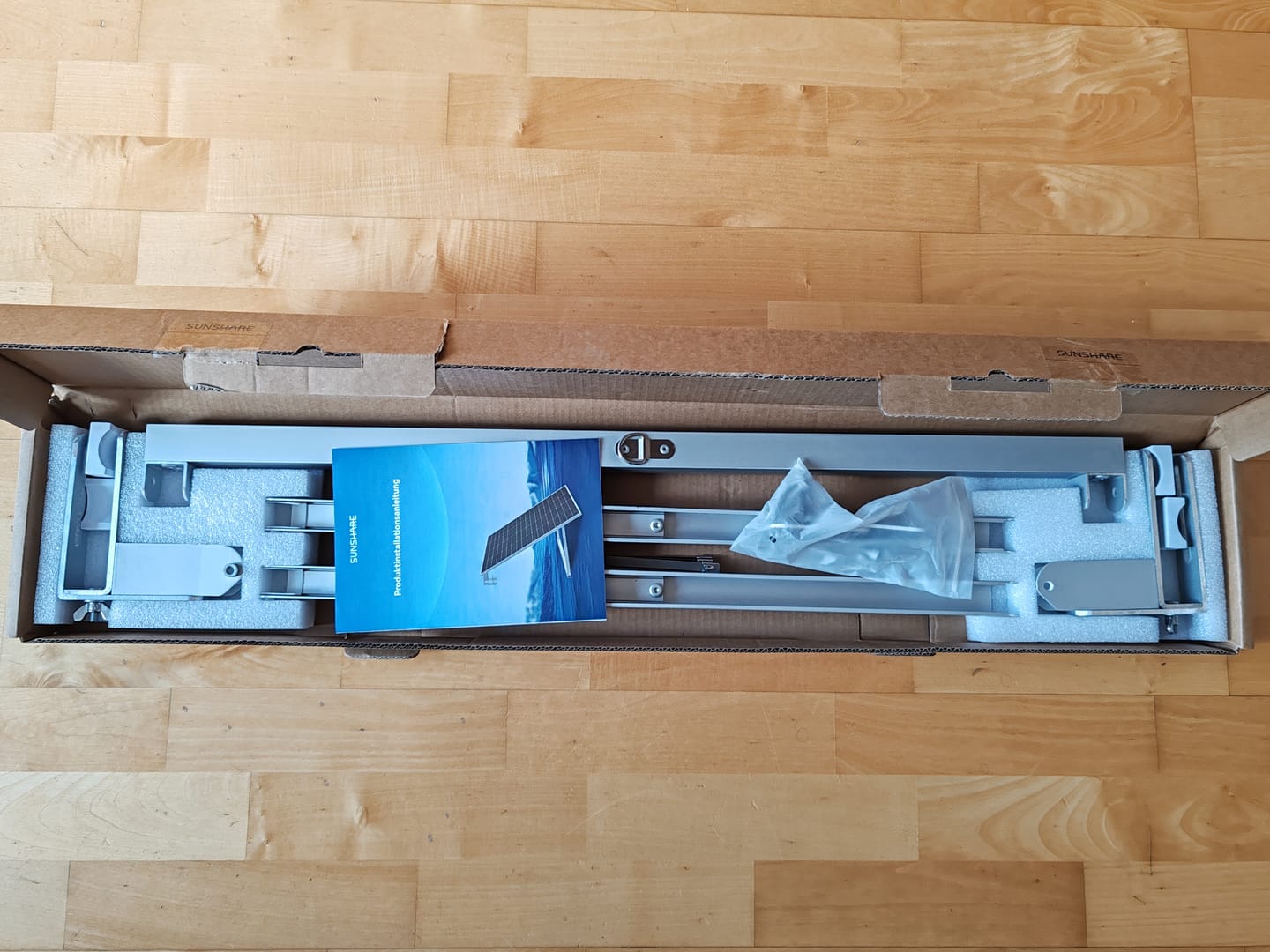 Customer photo review of Ray Lite Balkon Halterung Winkel einstellbar
