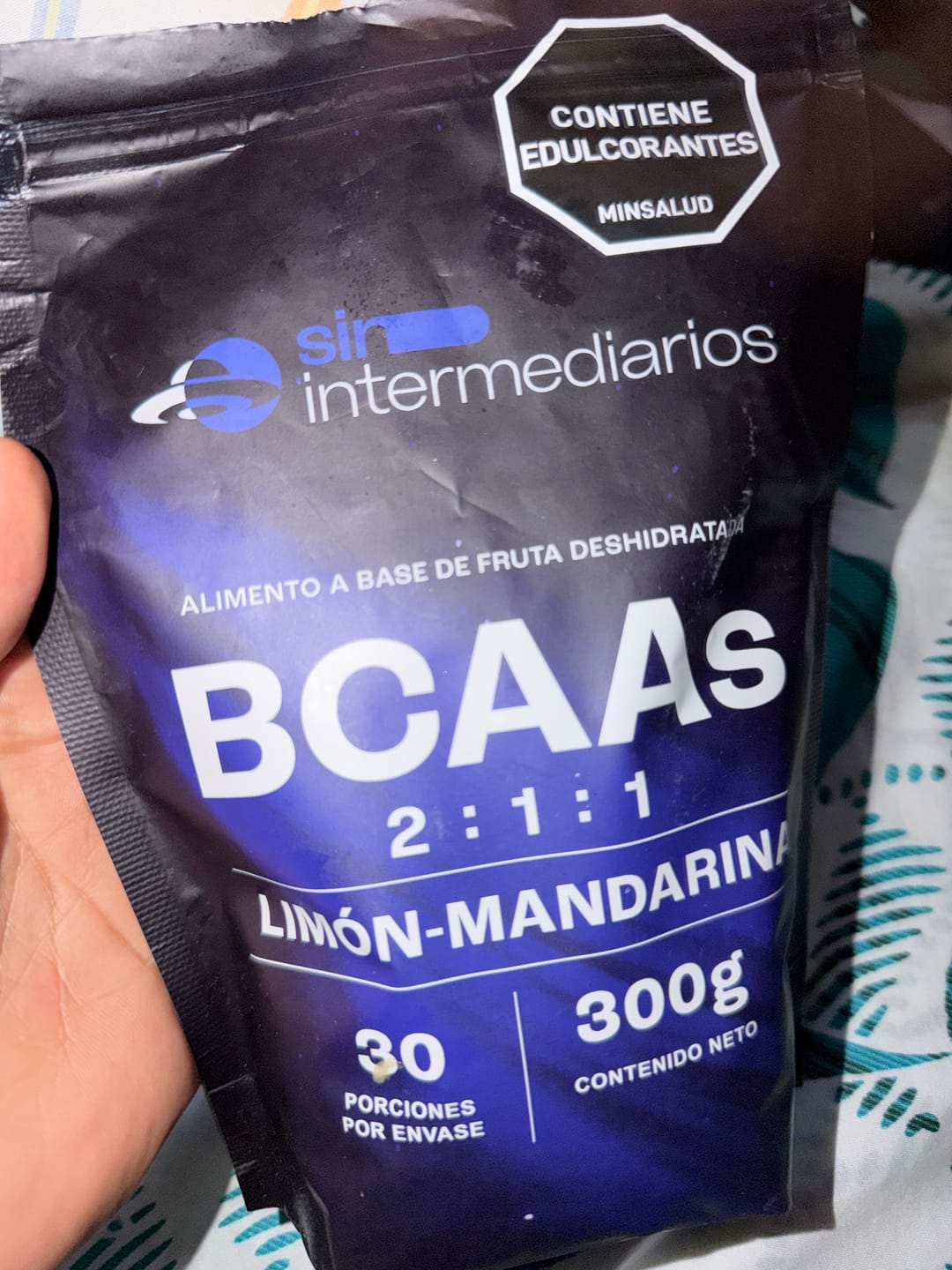 Customer photo review of BCAAs sabor Limón - Mandarina (2:1:1)
