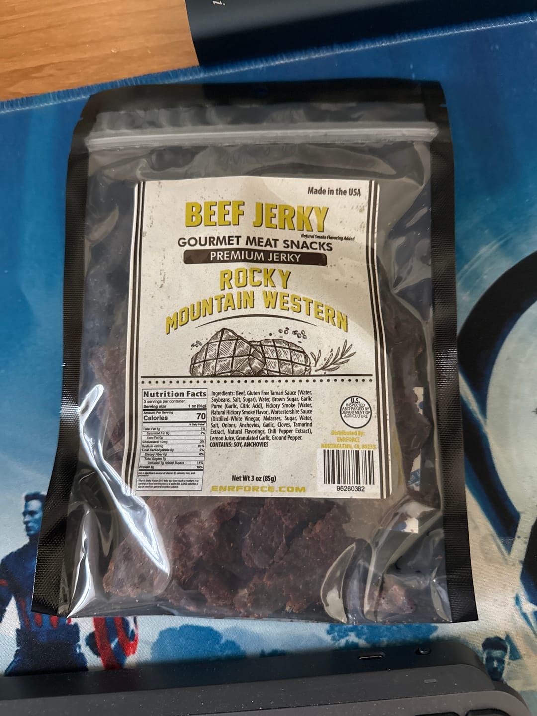 Customer photo review of Gourmet Premium Beef Jerky