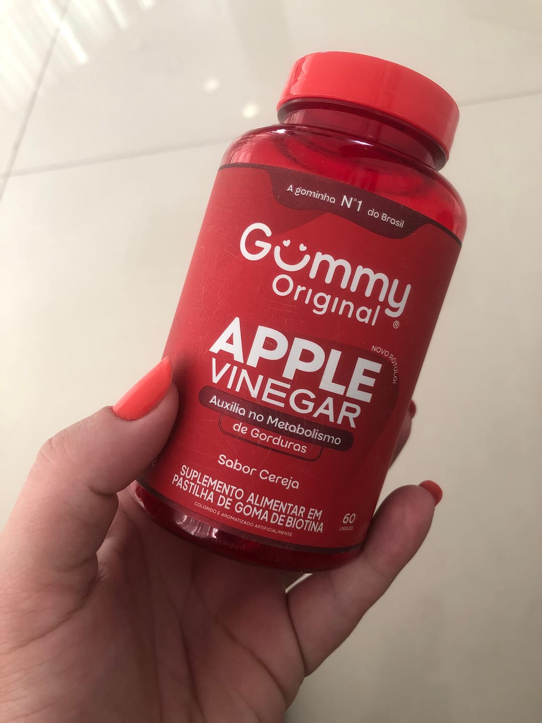 Customer photo review of Gummy® Vinagre de Maçã - 180 g
