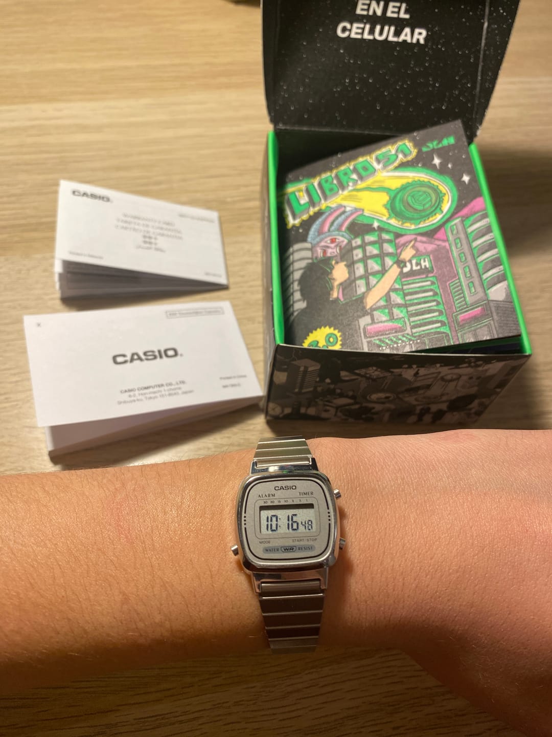 Customer photo review of Reloj Casio Vintage LA670WA-7DF Plateado