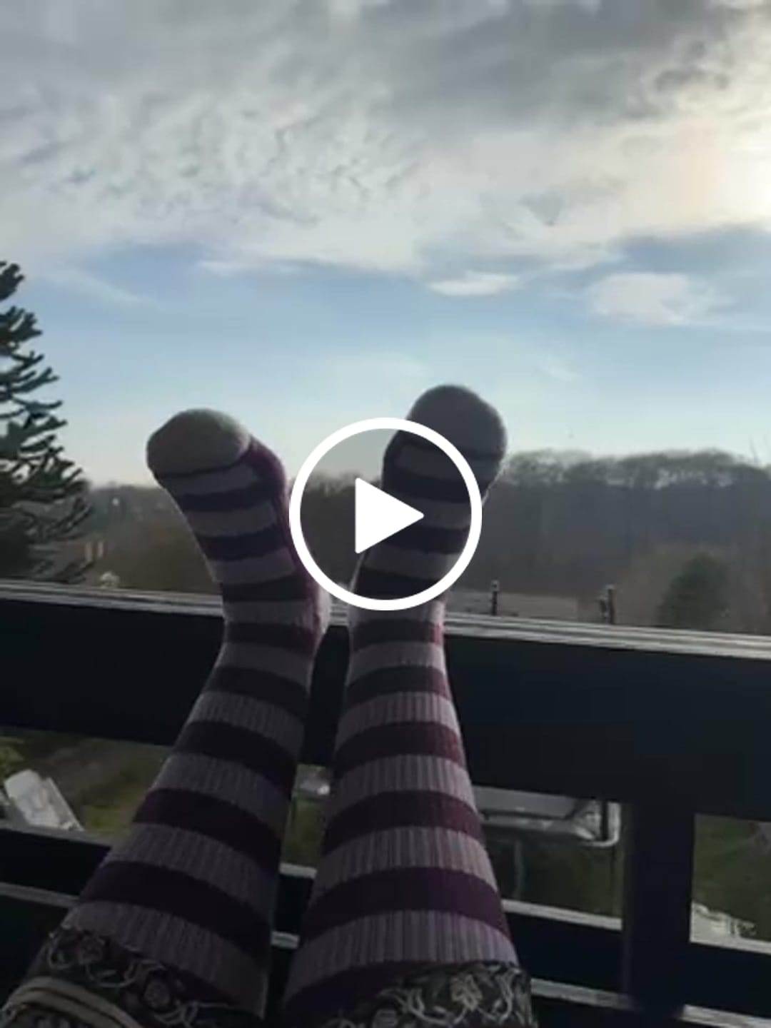 Customer video review of Støttestrømper