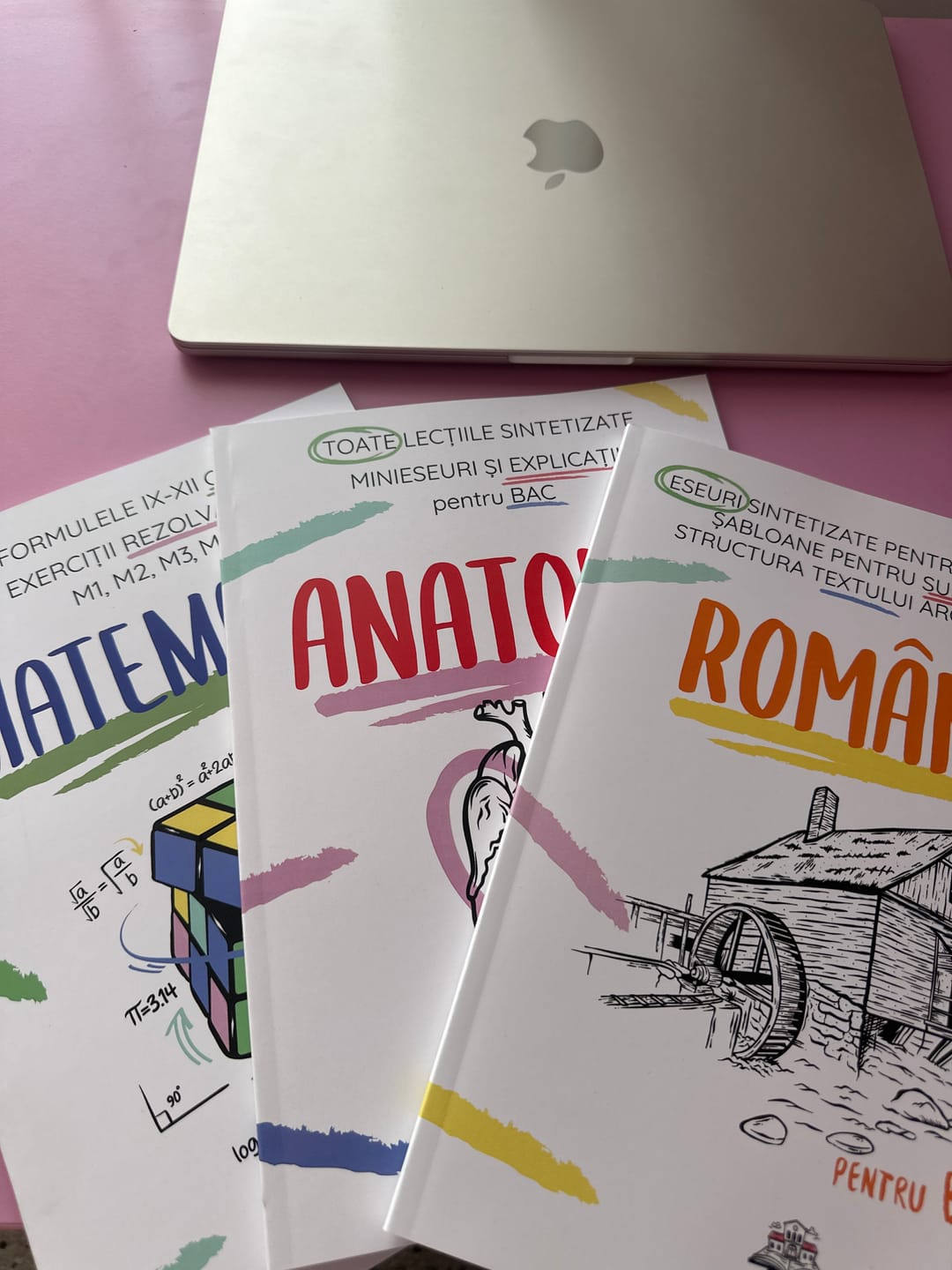 Customer photo review of Pachet Bacalaureat (Română + Matematică + Anatomie clasele XI-XII) Bacademia
