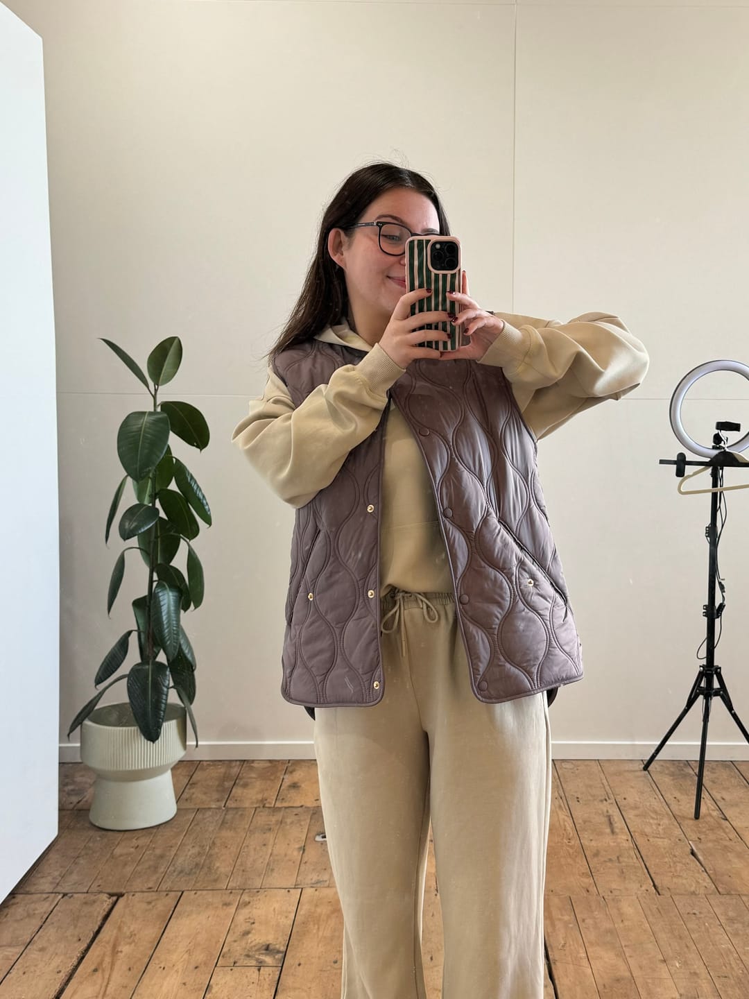 Customer photo review of Posie Hoodie - Sand