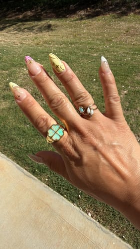 Customer photo review of Irish Charm Ring Gold