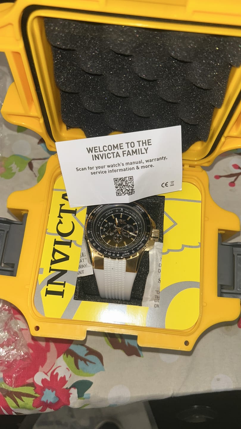 Customer photo review of Reloj Deportivo Para Hombre Invicta Aviator 39312 - Blanco