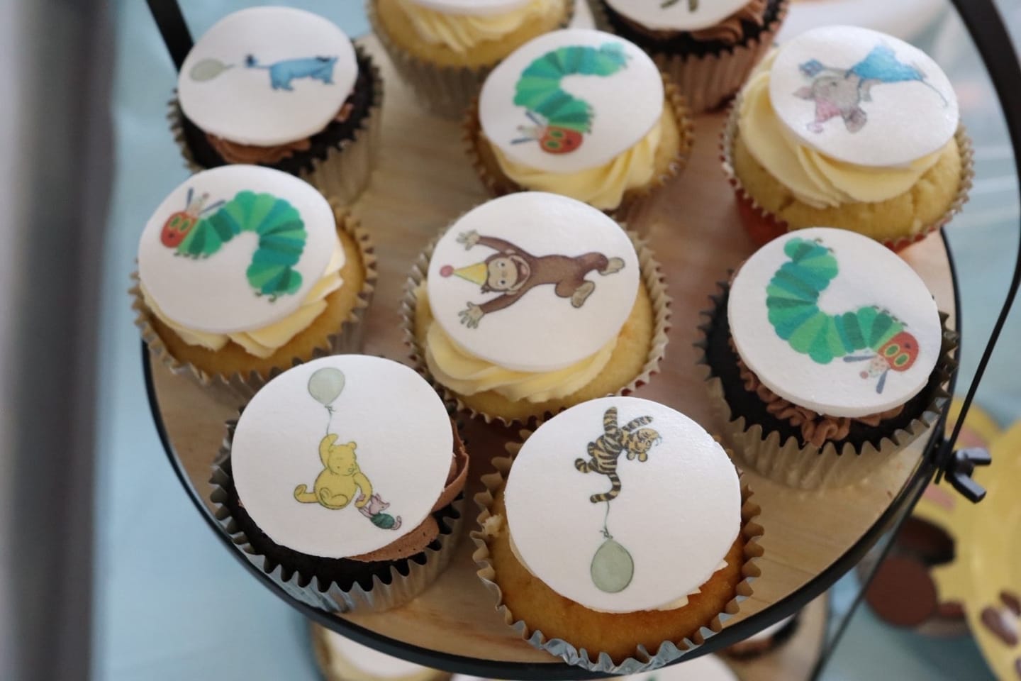 Customer photo review of 15 x 5 cm Pre-cut Standard Cupcake Custom Edible Icing Images