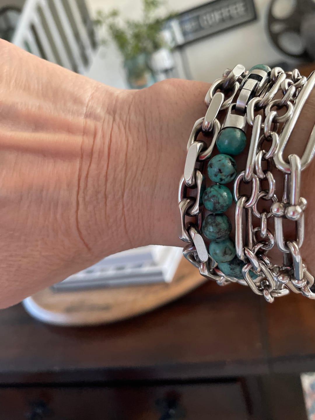 Customer photo review of Red Jasper Bracelet