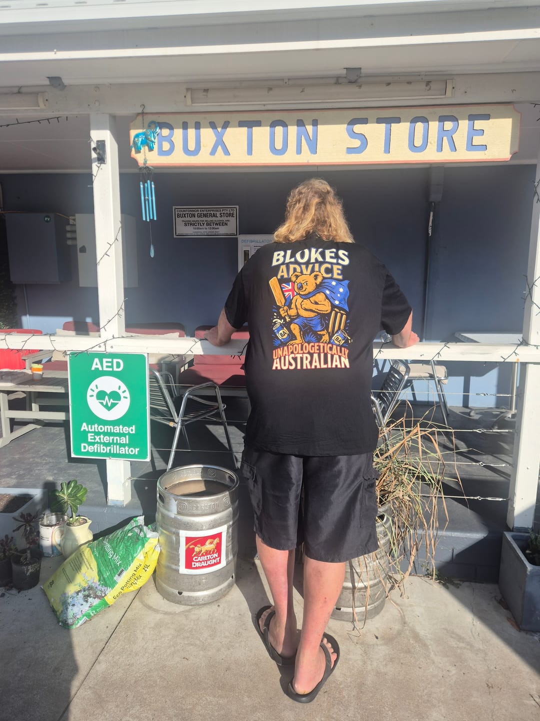 Customer photo review of Aussie As Tee