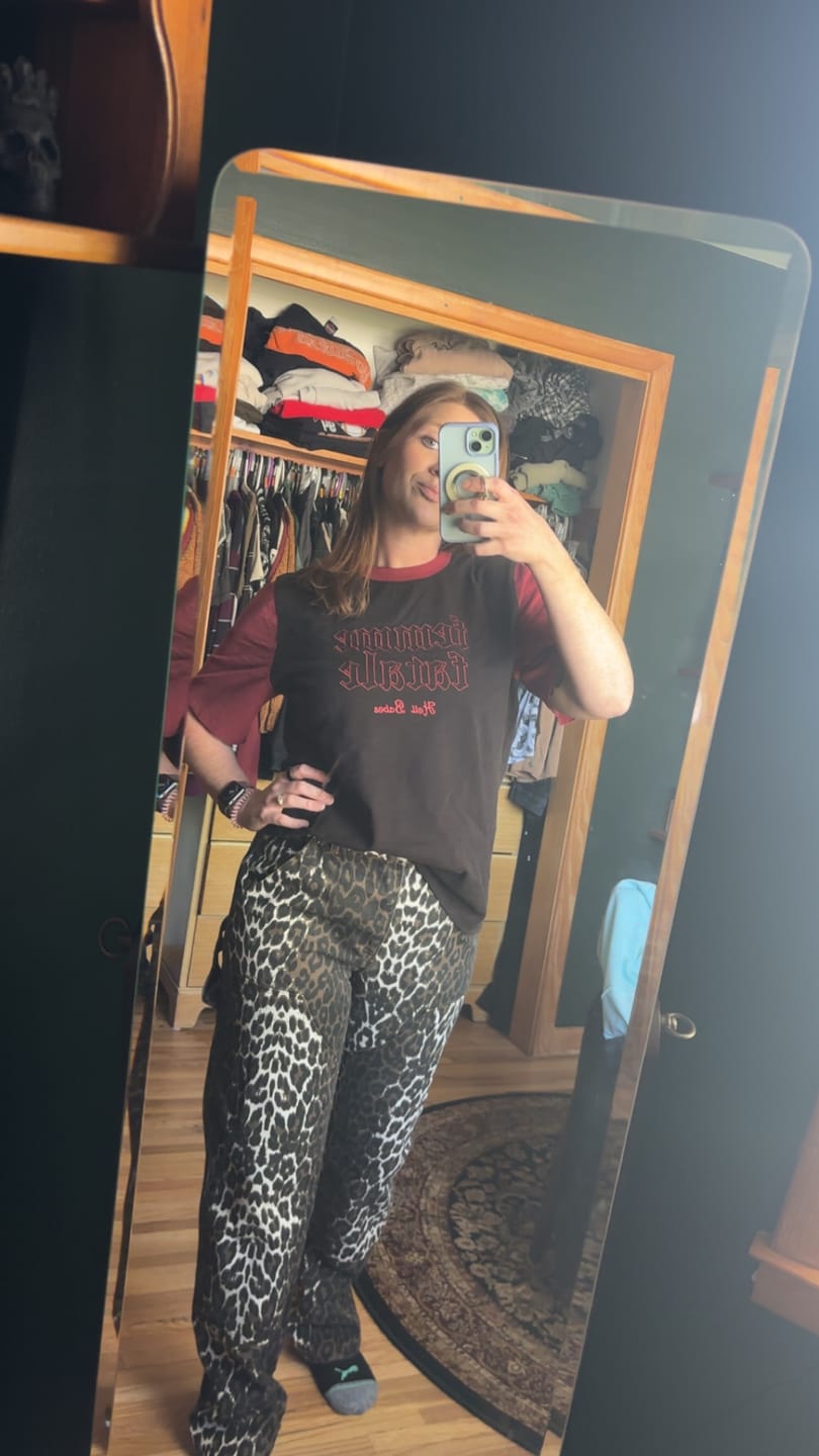 Customer photo review of Gravedigger Carpenter Pant - Leopard