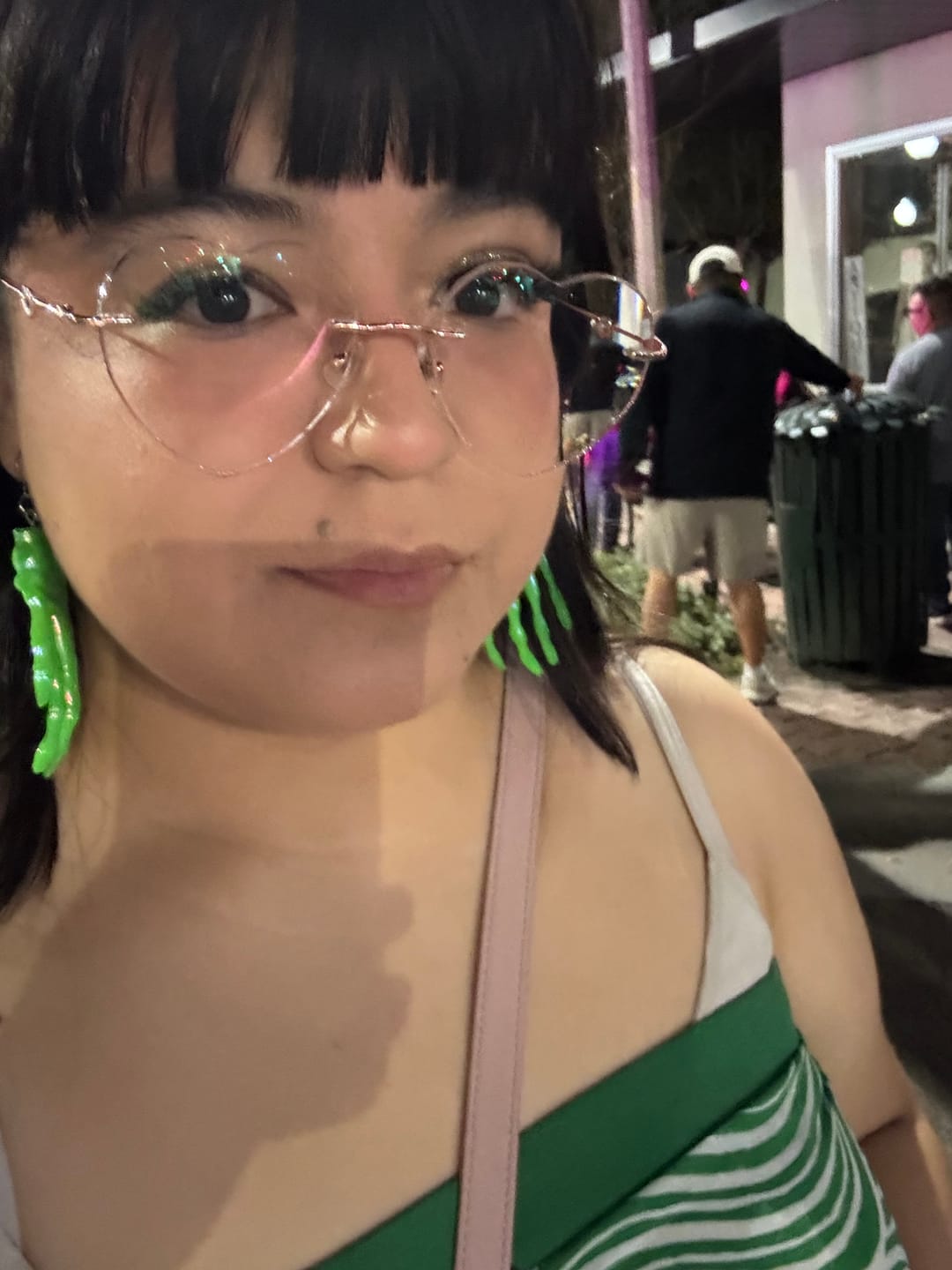 Customer photo review of Lovie Eyeglasses