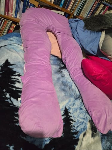 Customer photo review of Velvet Pillow Pod Case