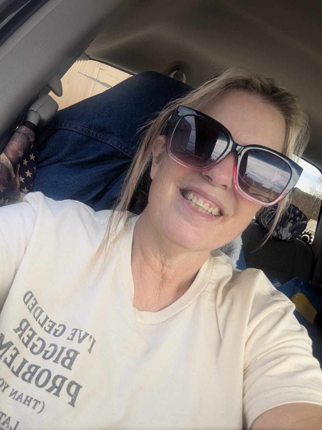 Customer photo review of Gelded Problems Tee