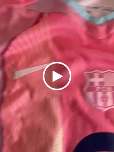 Customer video review of Maillot 25/26 Barcelone Spécial rose player
