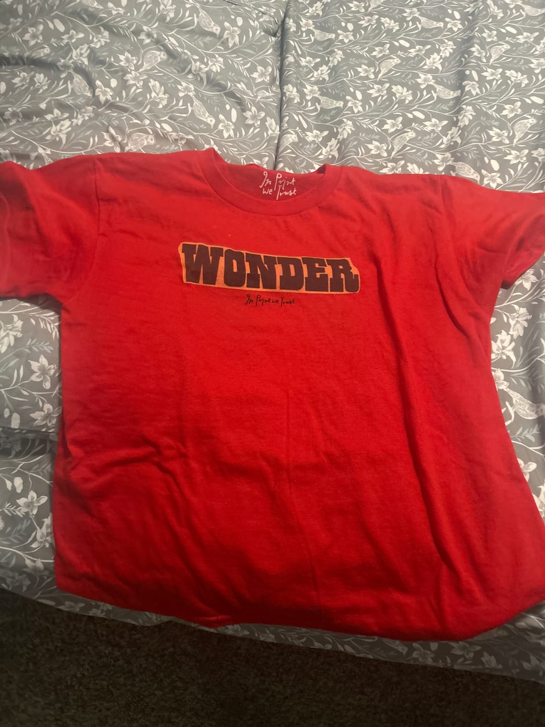 Customer photo review of wonder baby tee