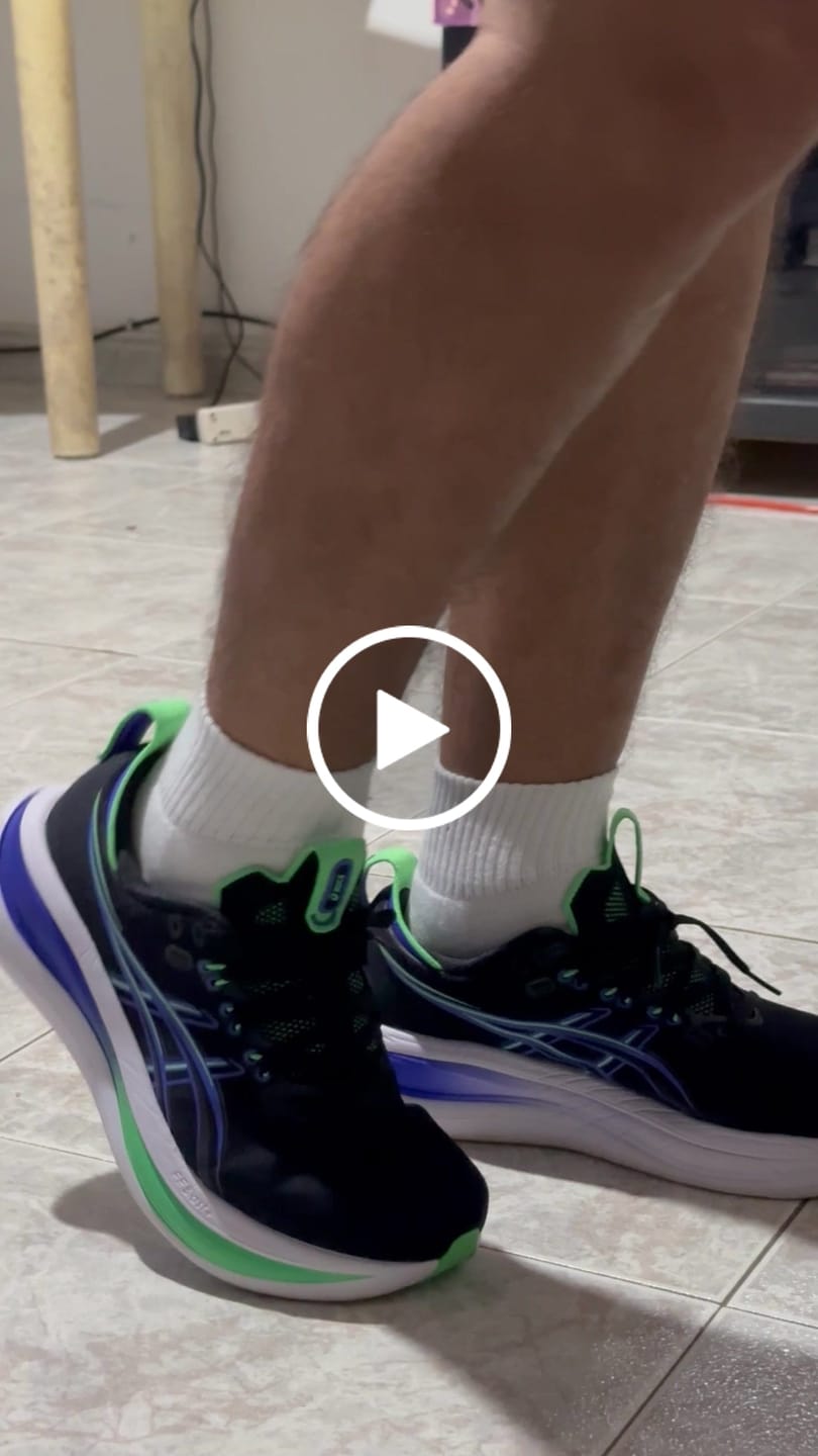 Customer video review of Asics Gel Nimbus 28 Hombre Black Cobalt Burst