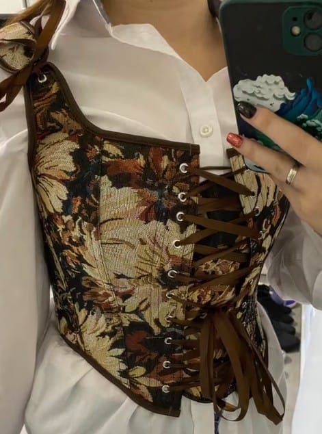 Customer photo review of Vintage corset