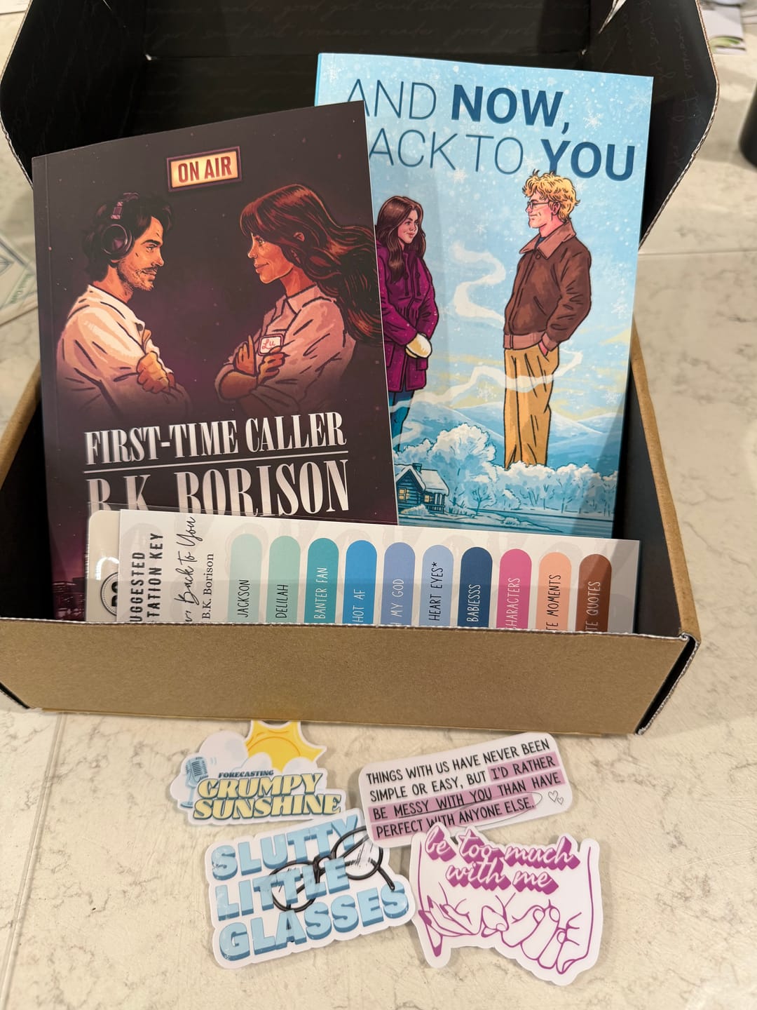 Customer photo review of First-Time Caller by B.K. Borison