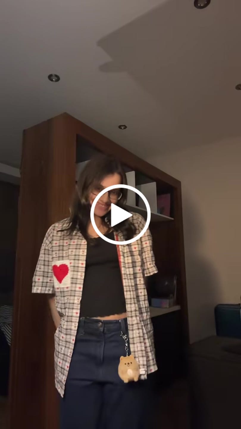Customer video review of Aelfric Eden Crochet Heart Pocket Plaid Shirt