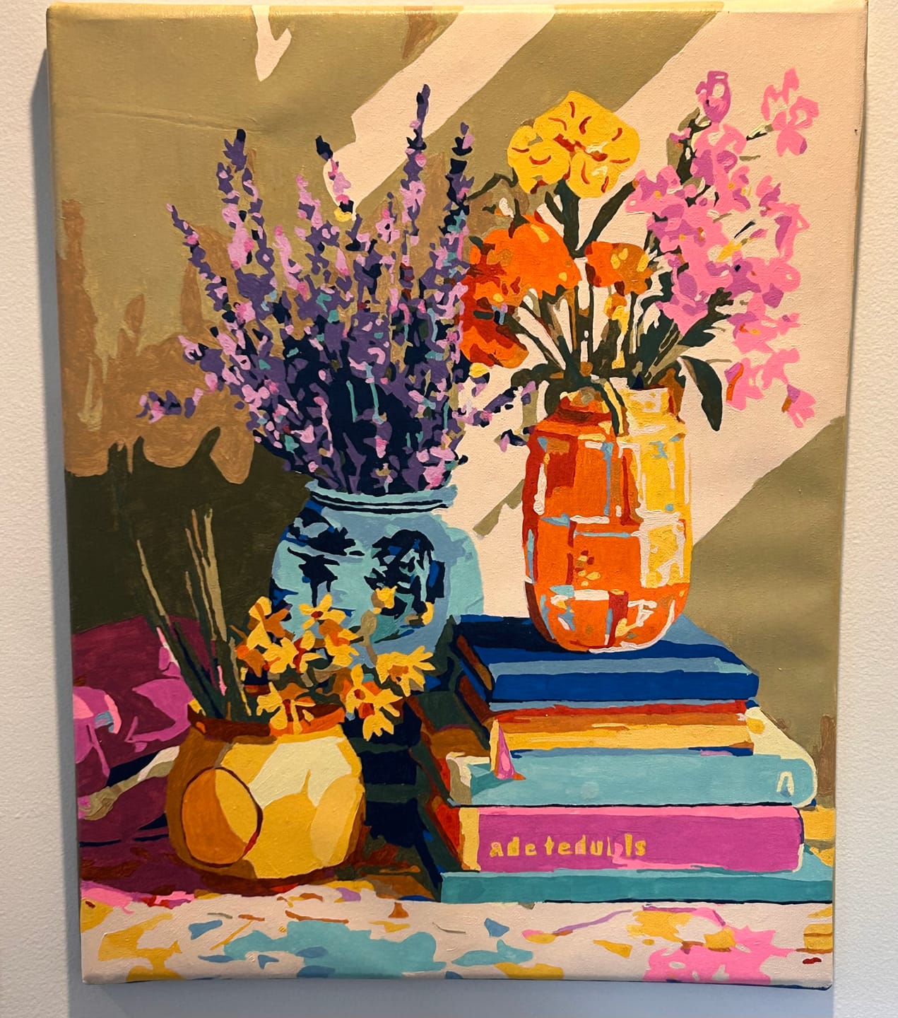 Customer photo review of Floral Composition | Paint by Number