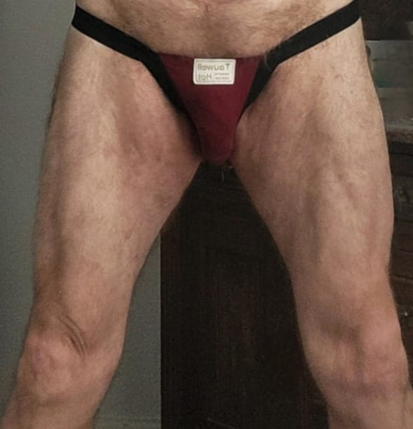 Customer photo review of 2 Pack Men's Ultra-Soft Cotton Low-Rise Sexy Anti-Chafing Stretch Jockstrap