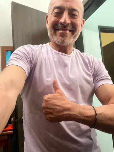 Customer photo review of Ultra Soft Relax Tee - Lavender