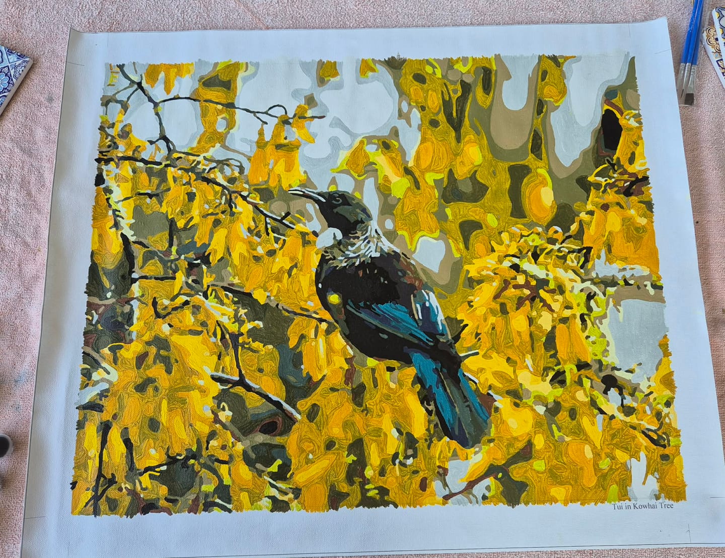 Customer photo review of Tui in Kowhai Tree