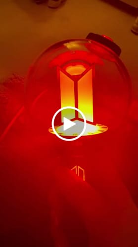 Customer video review of BTS OFFICIAL LIGHT STICK VER.4