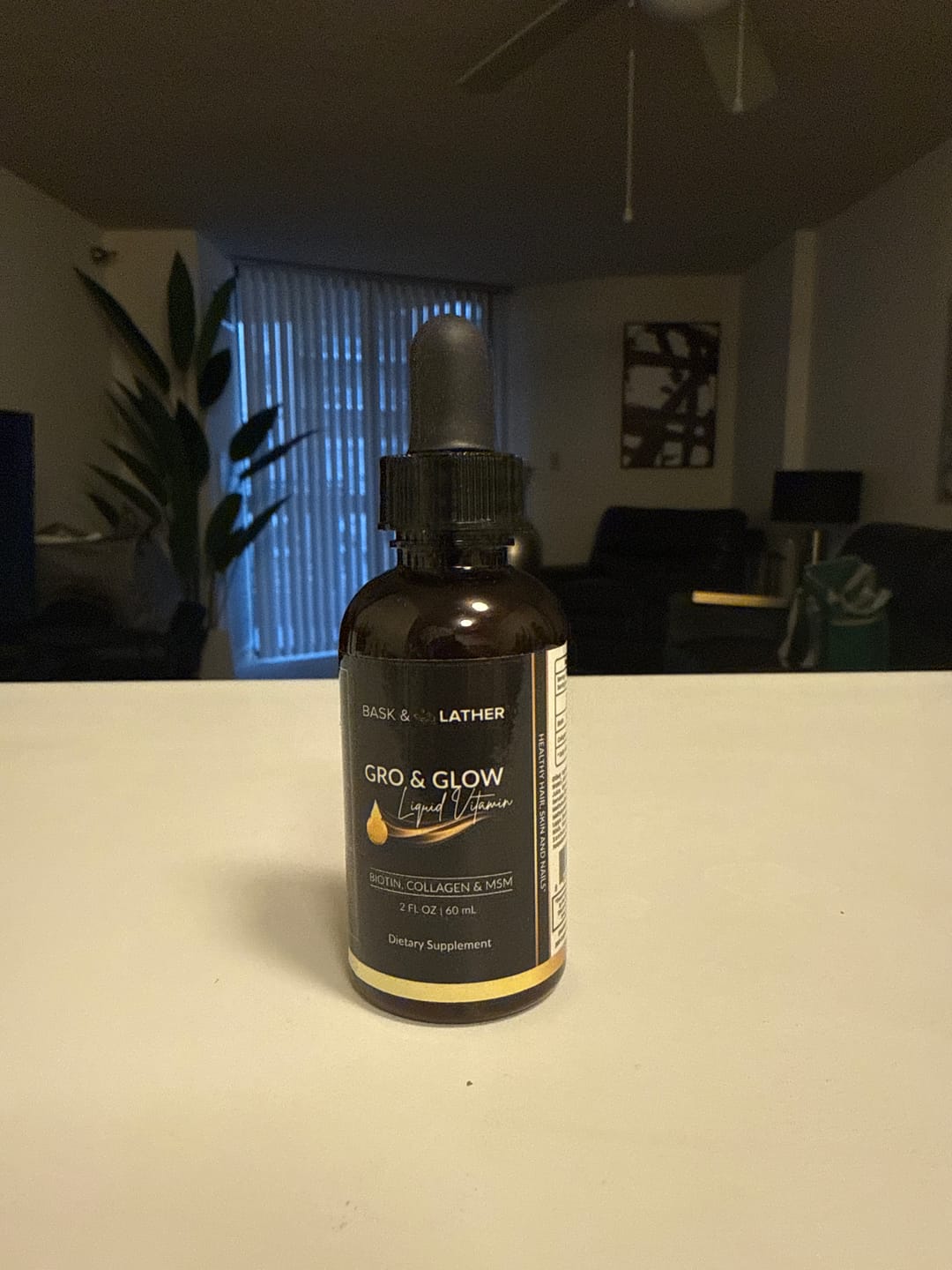 Customer photo review of Gro & Glow Liquid Vitamins - 2 Month Supply!