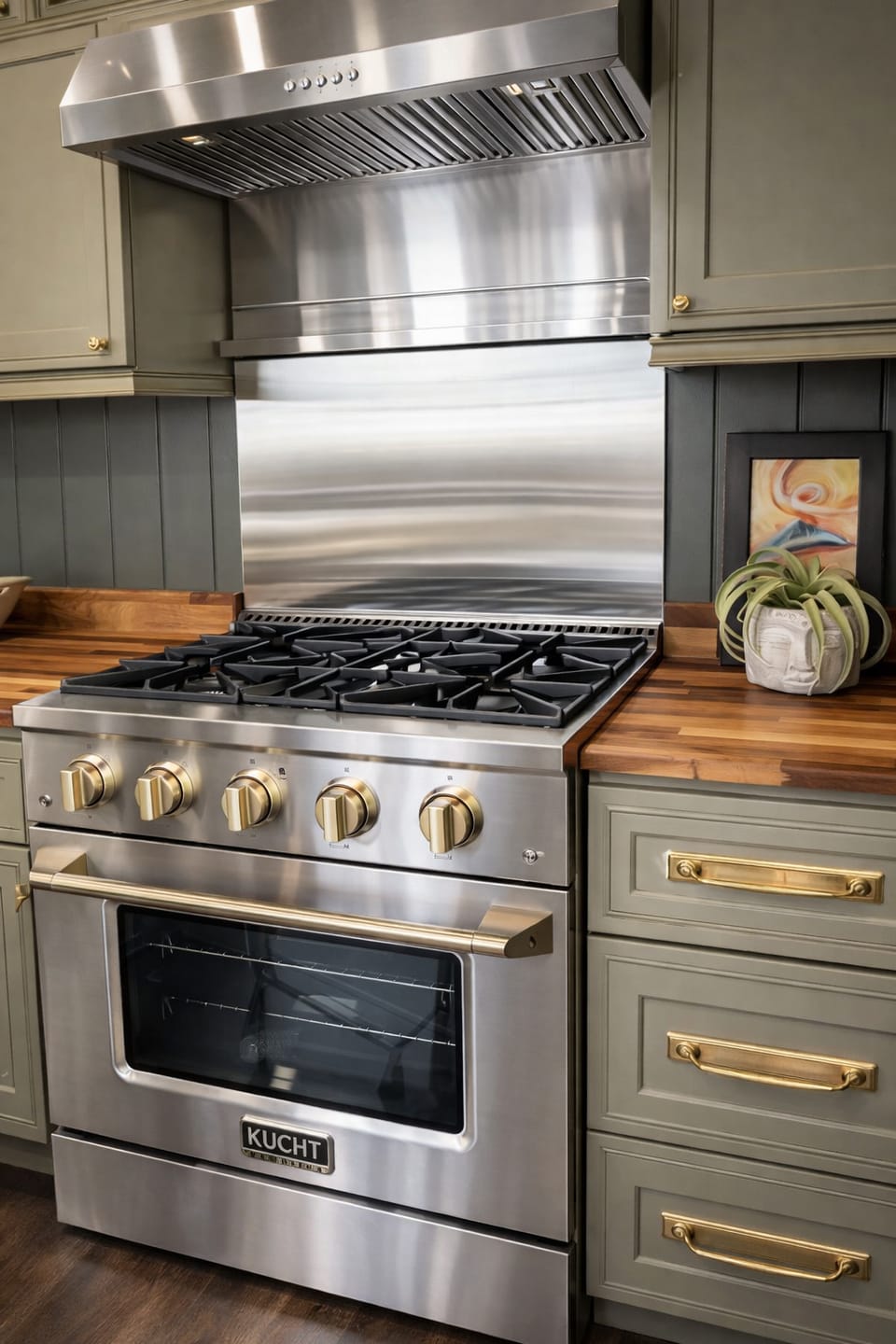 Customer photo review of Richmond Cabinet Pulls with Backplate - Unlacquered Brass Polished