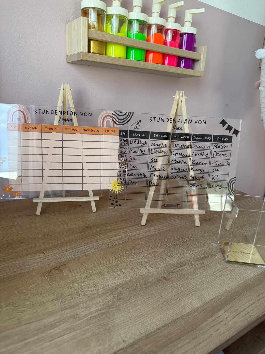 Customer photo review of Stundenplan "Regenbogen"