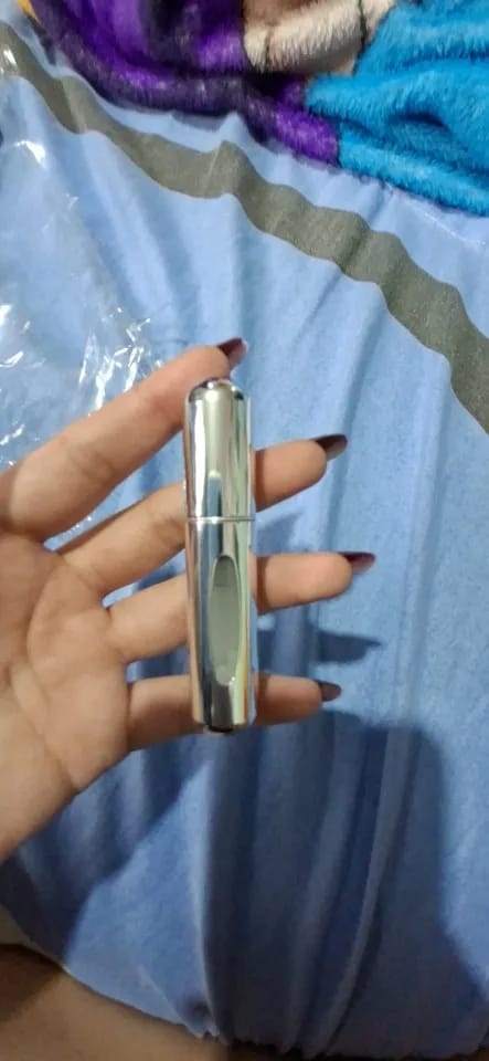 Customer photo review of Pocket Travel Perfume Refill Atomizer
