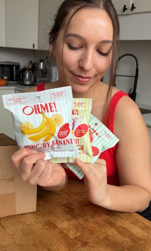 Customer photo review of Passion Fruit Protein Crunch Snack Size (Pack of 3)