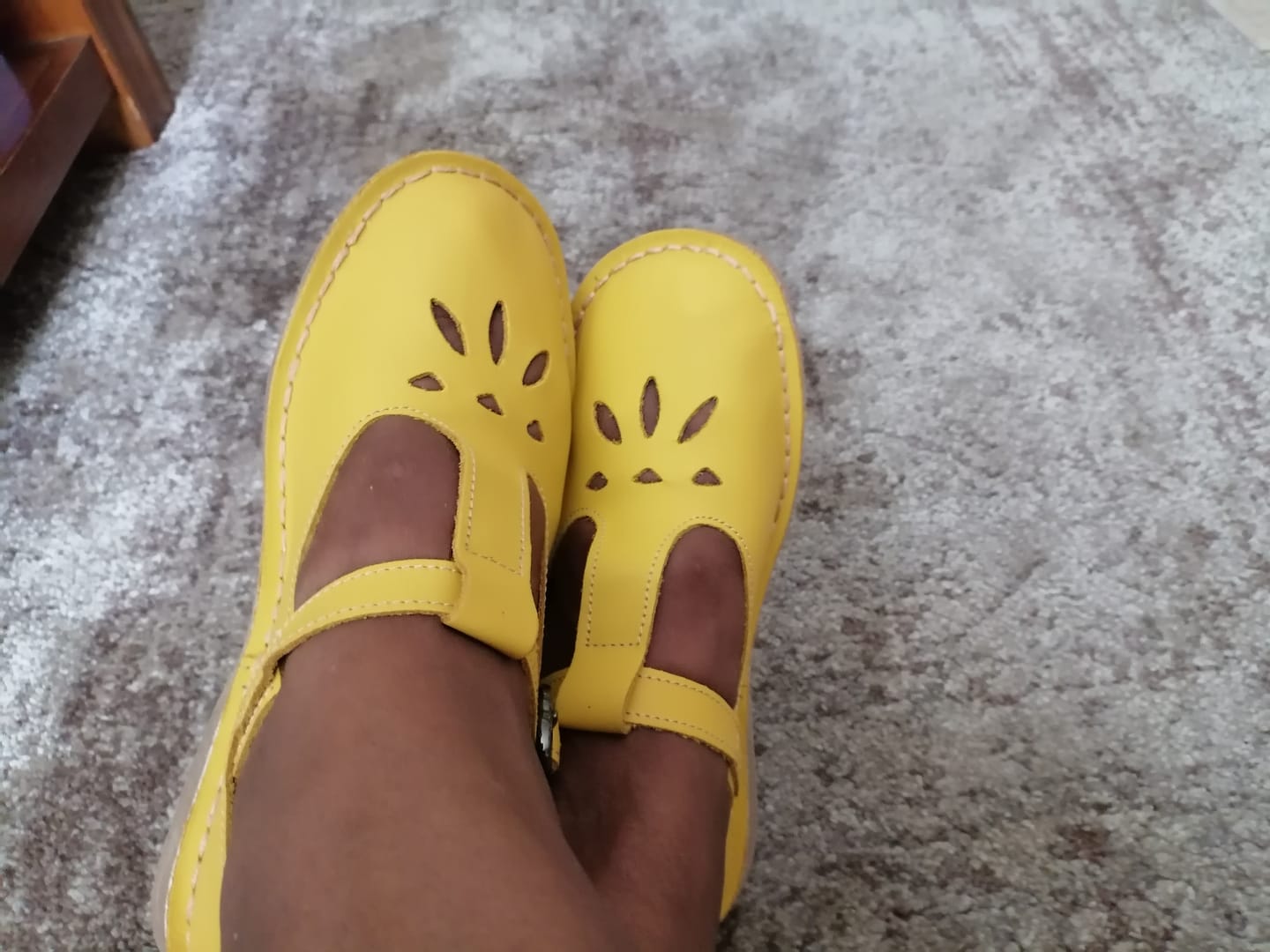Customer photo review of Baby Doll Vellies - Yellow
