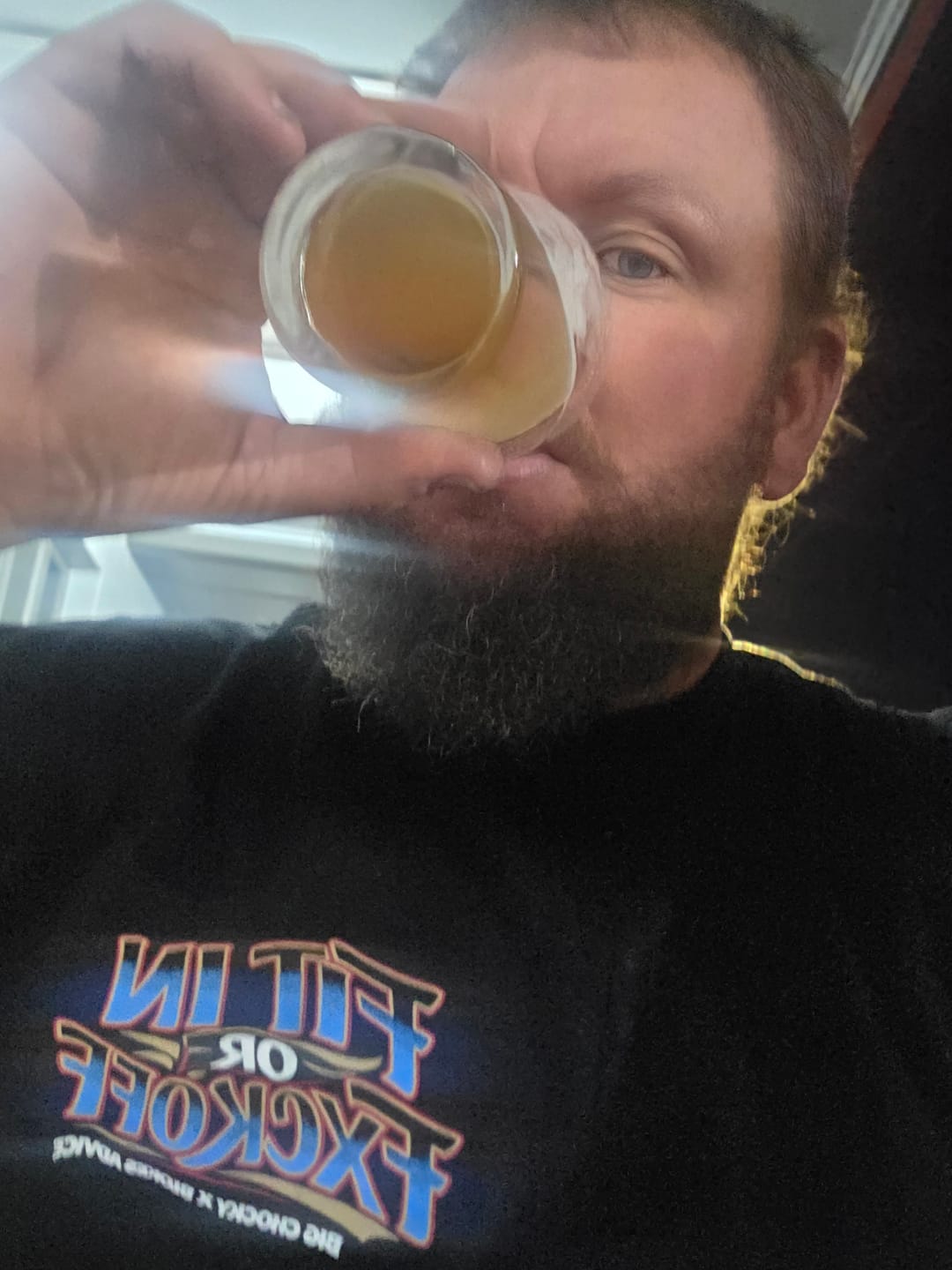 Customer photo review of Big Chocky | Fit In Tee