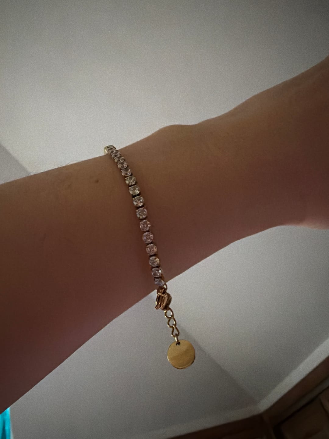 Customer photo review of Ava Gold Bracelet