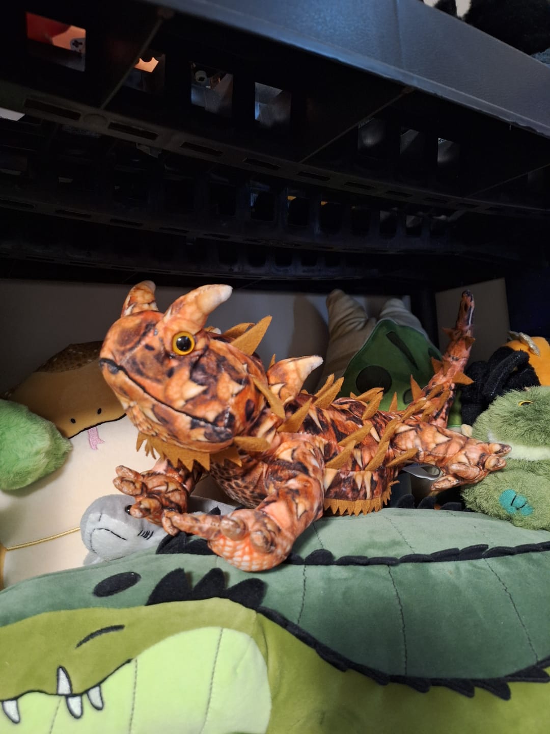Customer photo review of Thorny Devil Lizard Soft Stuffed Plush Toy