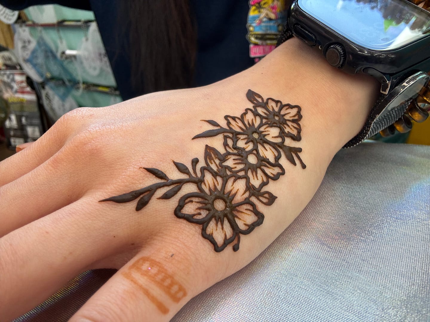 Customer photo review of Organic BAQ Fresh Rajasthani Henna