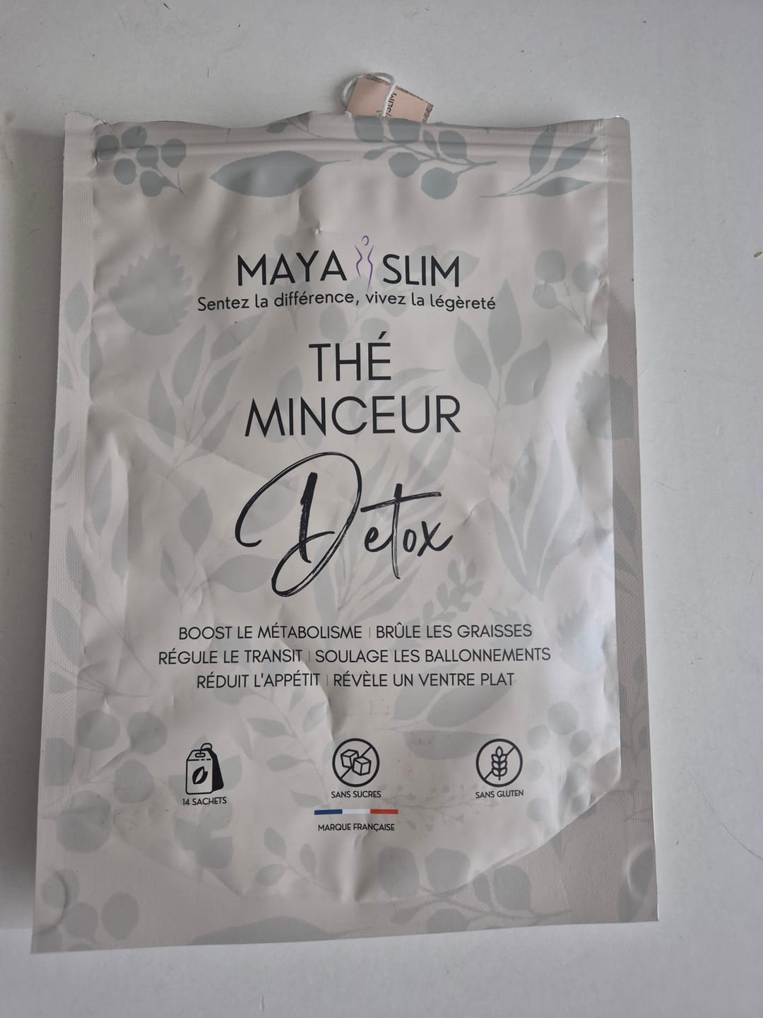 Customer photo review of Thé Minceur Detox