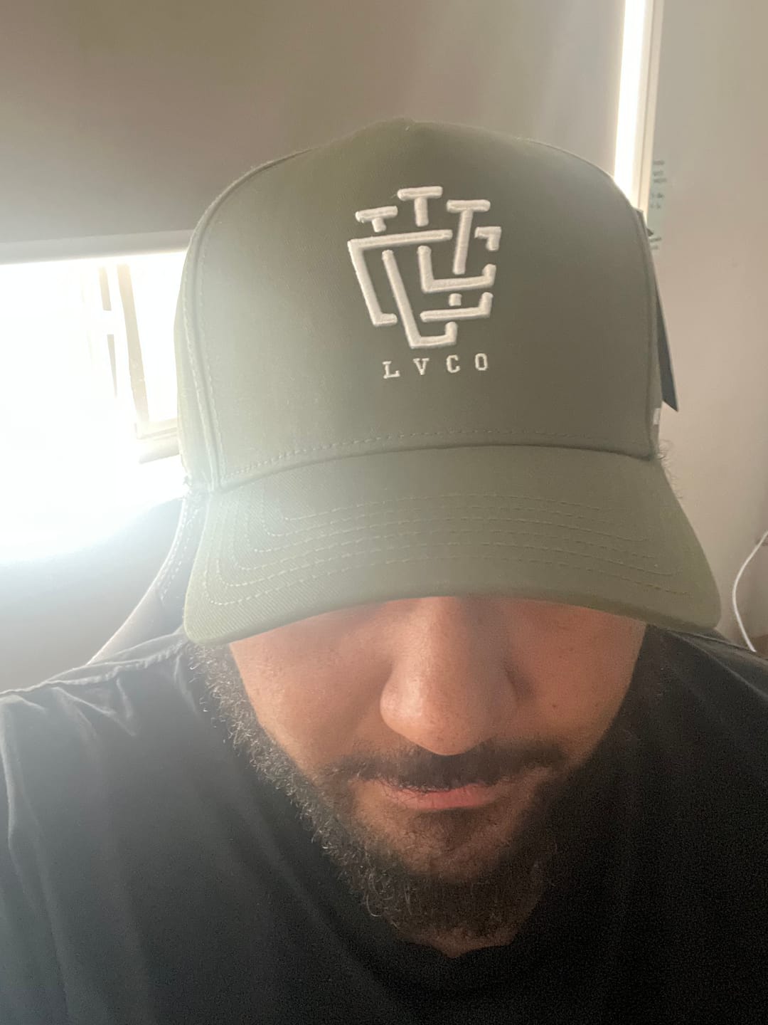 Customer photo review of ULTRA FIT Khaki White A-Frame Snapback