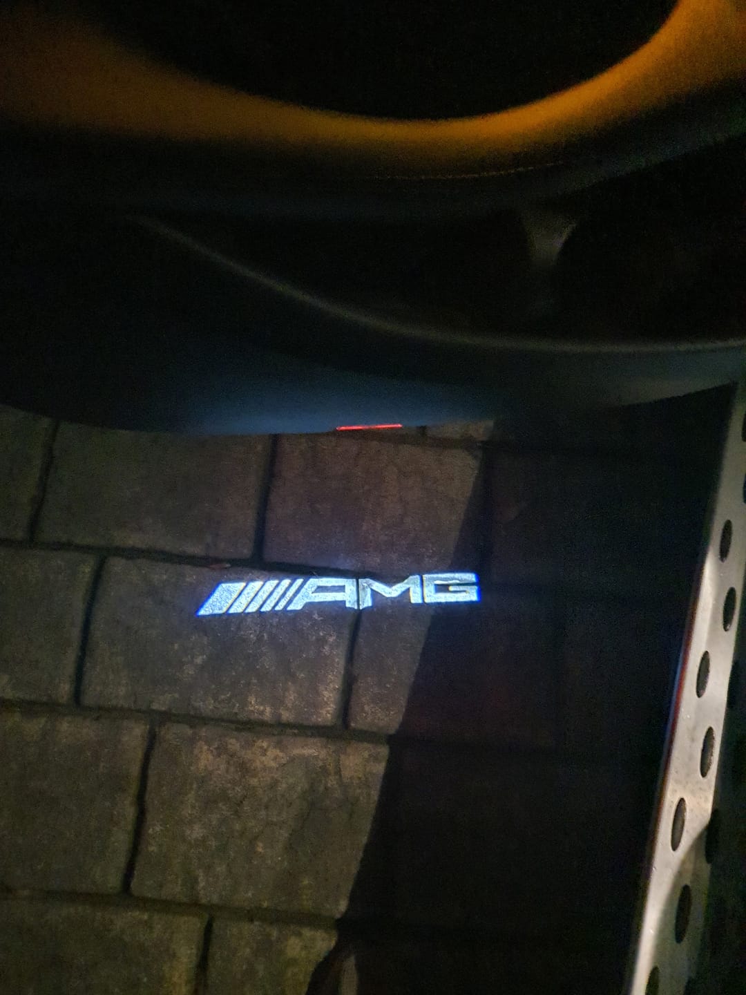 Customer photo review of Mercedes Benz LED Car Door Welcome Logo Shadow Lights