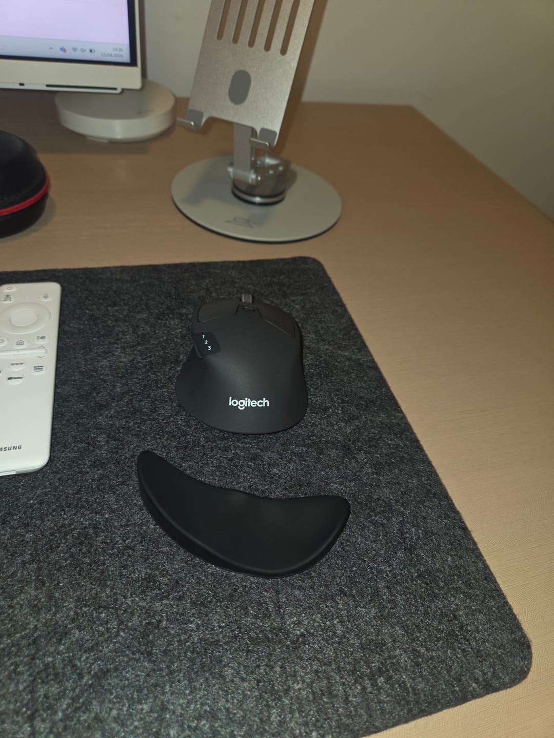 Customer photo review of Reposamuñecas Ergonómico Deslizante (mano derecha)