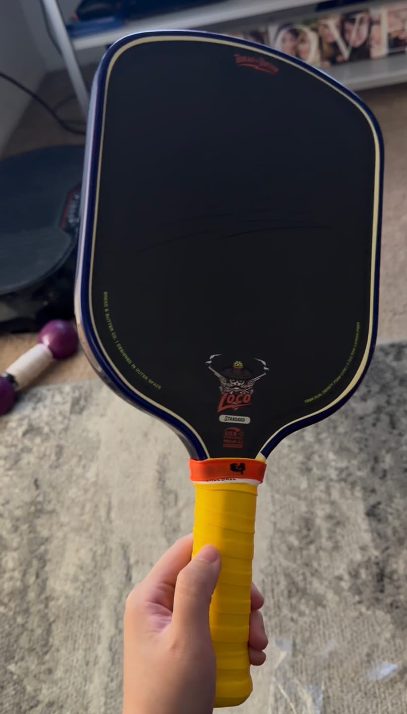 Customer photo review of The Loco 16mm Pickleball Paddle Standard