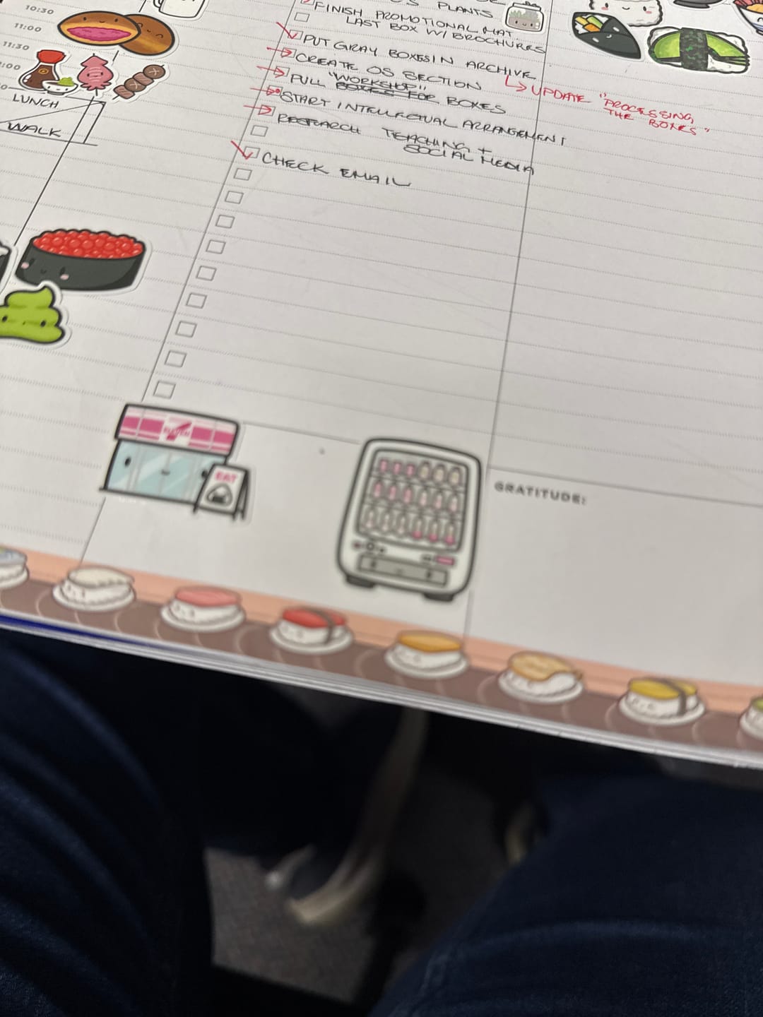 Customer photo review of Japan Things Sticker Sheet