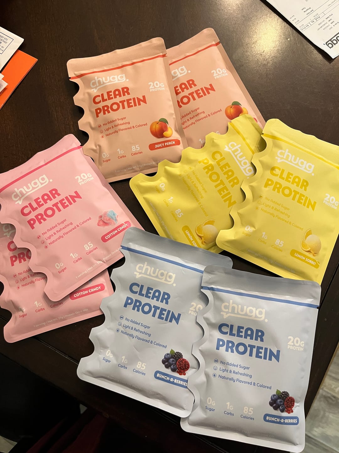 Customer photo review of Clear Protein Sample Pack