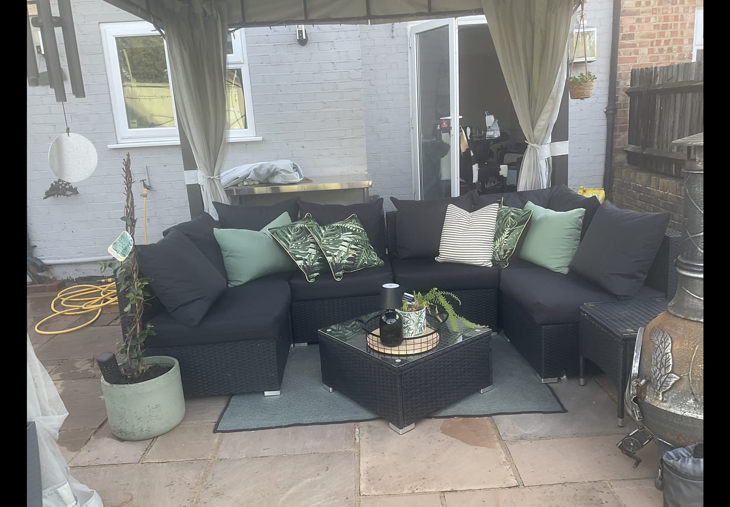 Customer photo review of Outdoor Water Resistant Canvas Fabric