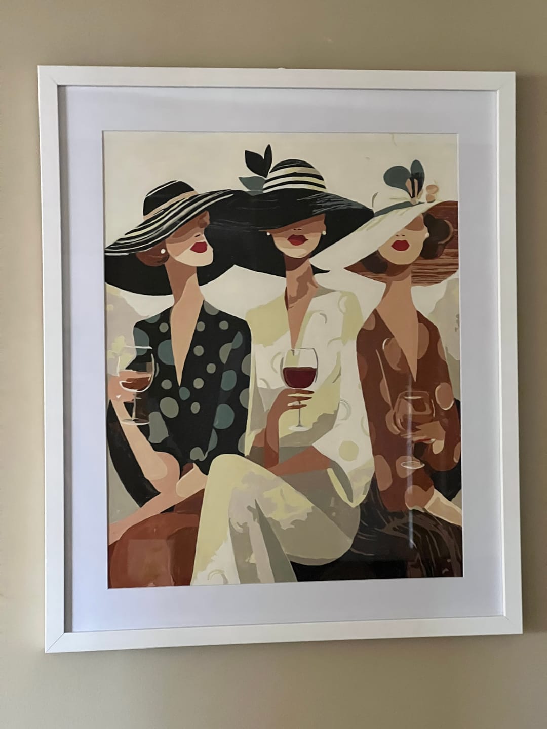 Customer photo review of Wine time | Paint by Number