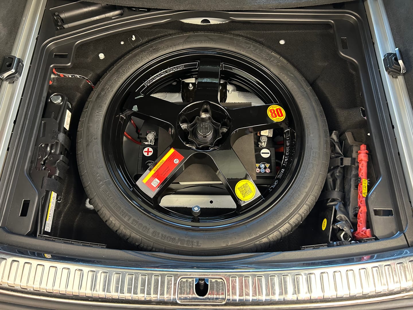 Customer photo review of Audi A6 Space Saver Tyre Spare Wheel - HUB CENTRIC - Braumach Spare Wheel Kit All Models - 2023-2026