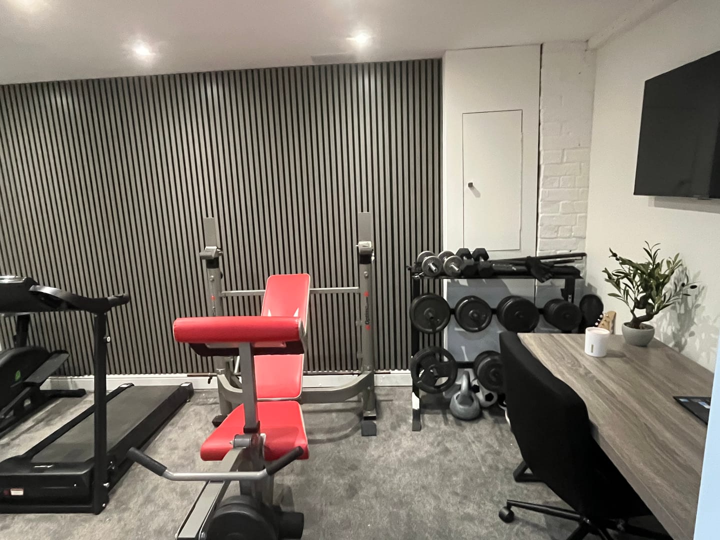 Customer photo review of Premium Acoustic Wall Panels - Light Grey